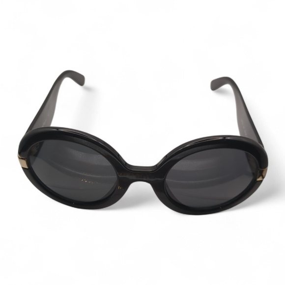 Salvatore Ferragamo Accessories - Salvatore Ferragamo Black Oval Sunglasses Excellent Used Condition